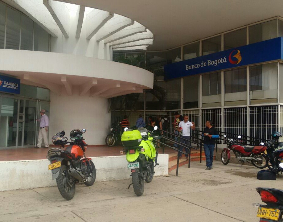 Taquillazo al Banco de Bogotá del Mercado Público