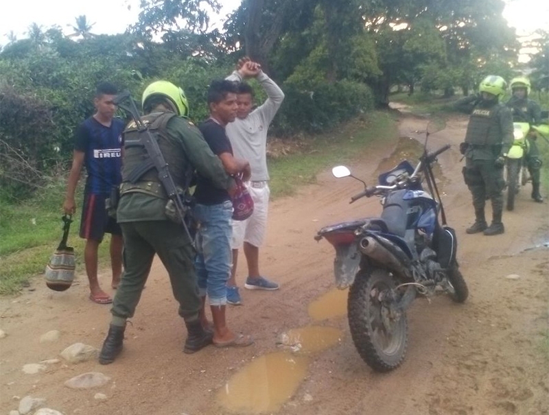 Policía realiza operativos de seguridad en sur del Cesar