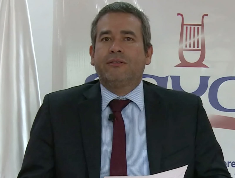 Se entregó gerente de Sayco ante la Fiscalía