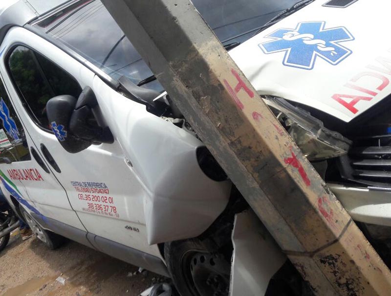 Otra ambulancia involucrada en accidente de tránsito en Valledupar