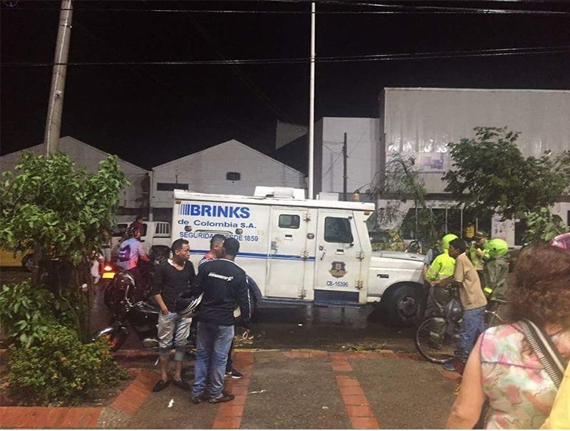 Roban a carro de valores en Sao Valledupar
