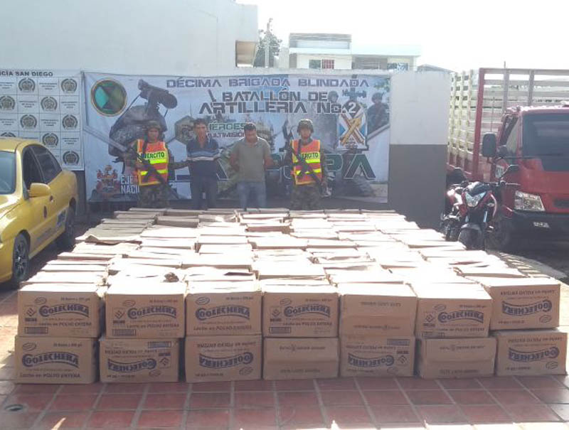 Ejército Nacional recupera mercancía hurtada
