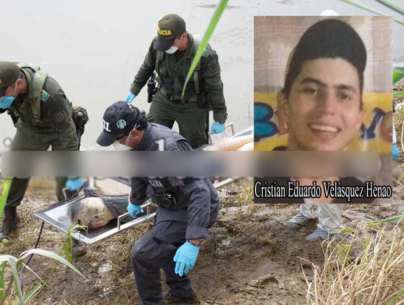 Como Cristián Velásquez fue identificado el cuerpo hallado en el río Guatapurí