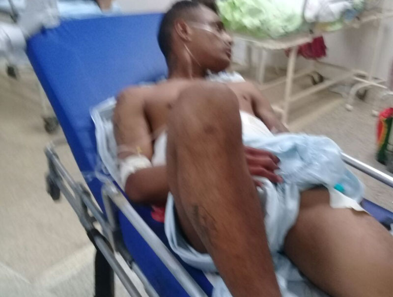 Sujeto resultó lesionado tras una riña en La Nevada