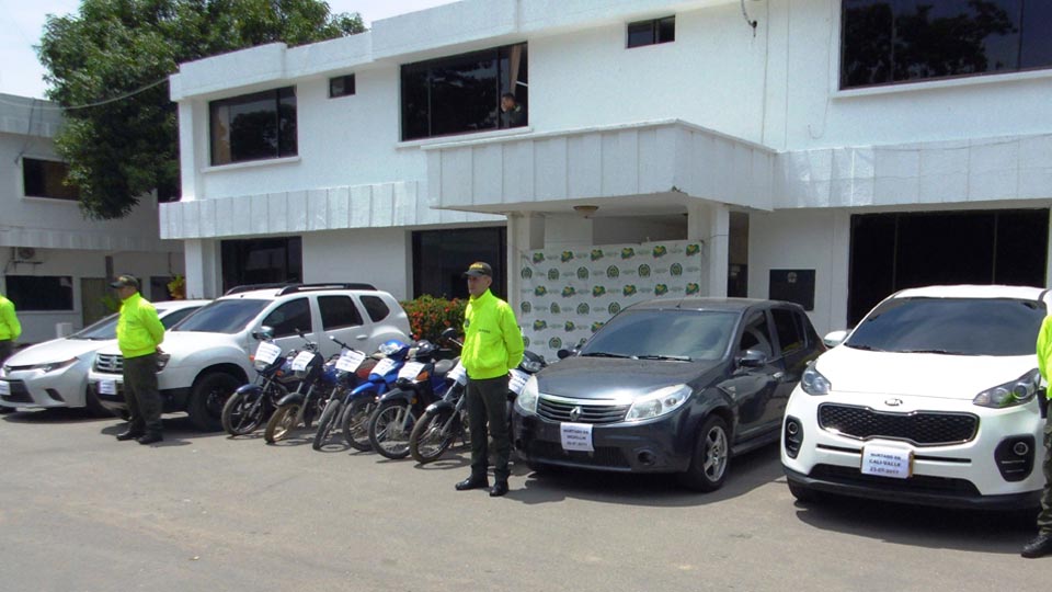 En Valledupar y La Paz recuperan 11 vehículos que habían sido hurtados
