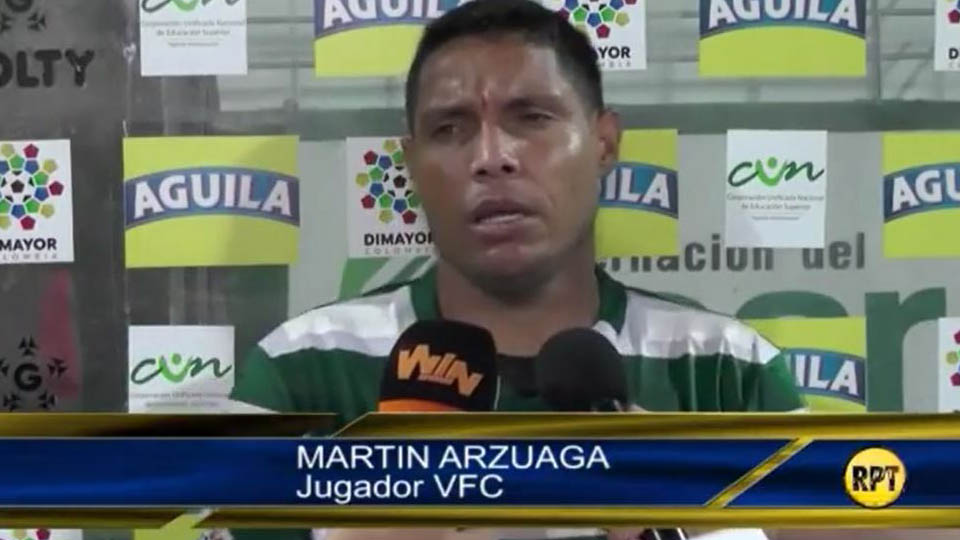 Martín Arzuaga se despidió del Valledupar FC