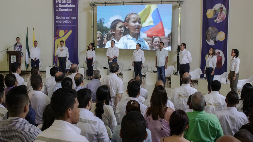 Sector de Minas y Energía rindió cuentas en Valledupar