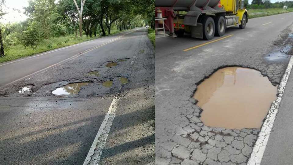Carretera troncal se encuentra en pésimo estado en el sector del sur del Cesar