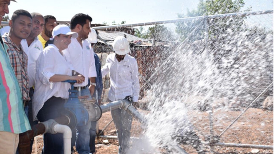 Inauguran acueducto en barrio de La Paz, Cesar