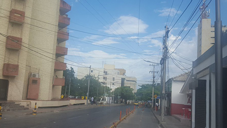 Quitarán la inservible ciclorruta del centro de Valledupar