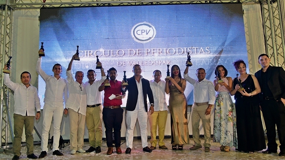 CPV premió los mejores trabajos periodísticos con el Sirena Vallenata