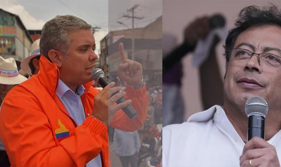 Iván Duque y Gustavo Petro se disputarán Presidencia de Colombia