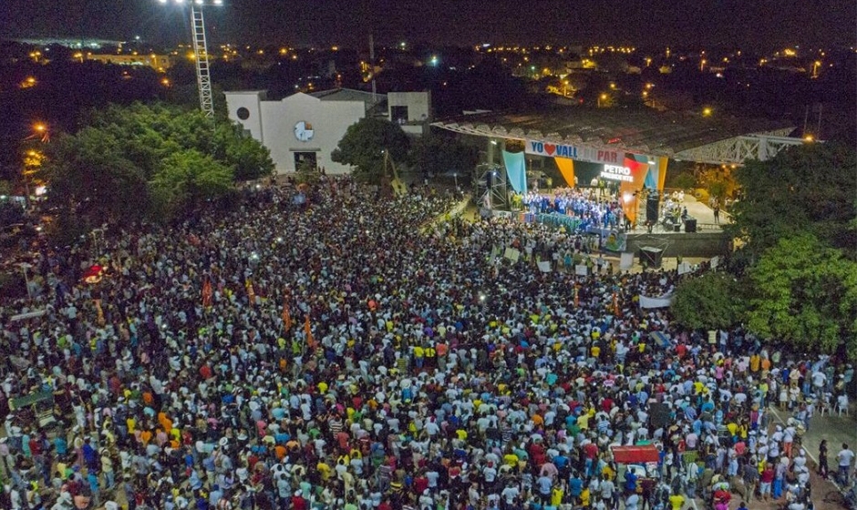 Los cierres de campaña de Gustavo Petro en el Cesar