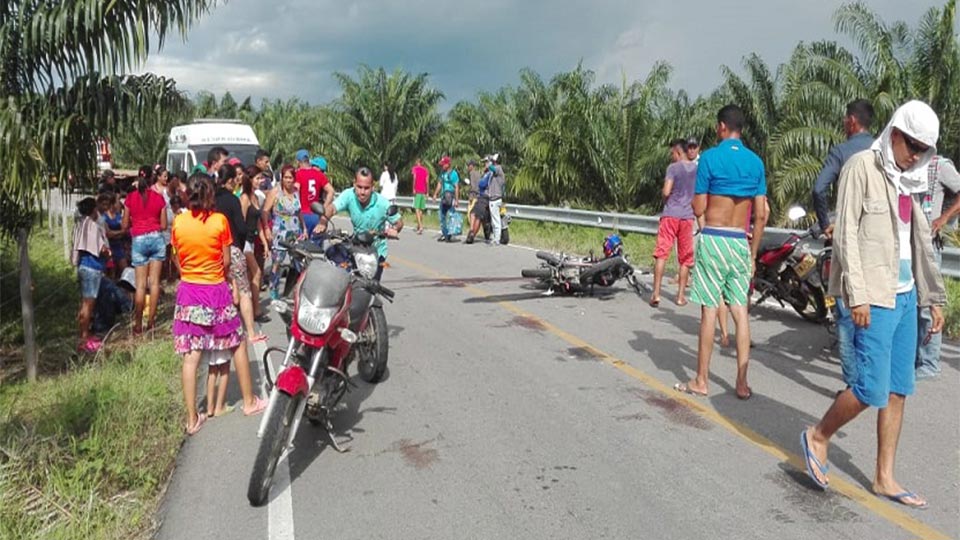 El muerto de la moto en San Alberto, Cesar