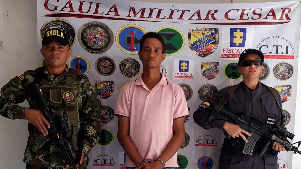 Ejército y CTI capturan a presunto homicida en Valledupar