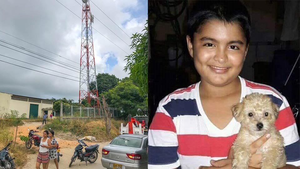 Adolescente se lanzó de torre de comunicaciones en Pailitas, Cesar