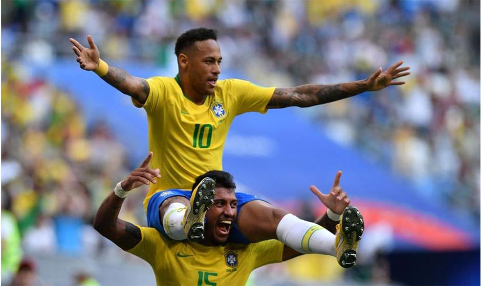 El Brasil de Naymar gana a México en Rusia 2018