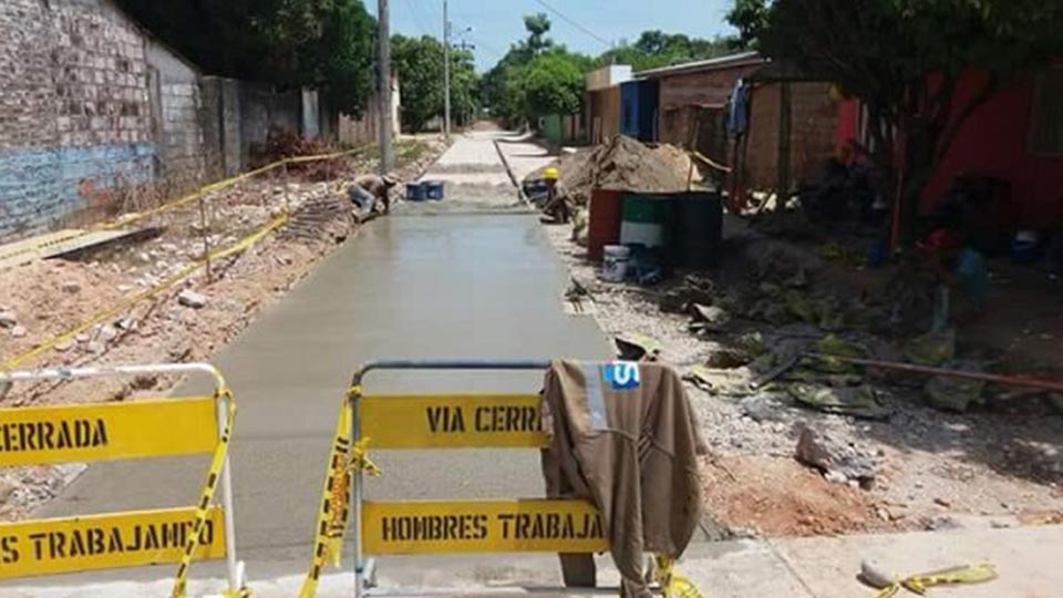 Avanzan obras viales en varios sectores de Tamalameque, Cesar