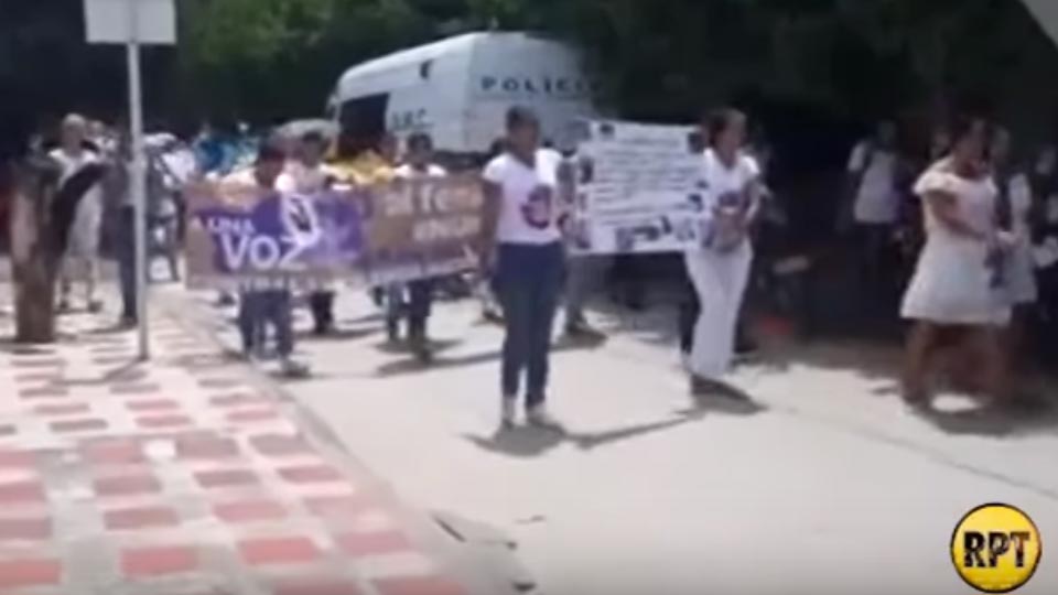 Sepelio de universitaria asesinada en Curumaní, Cesar