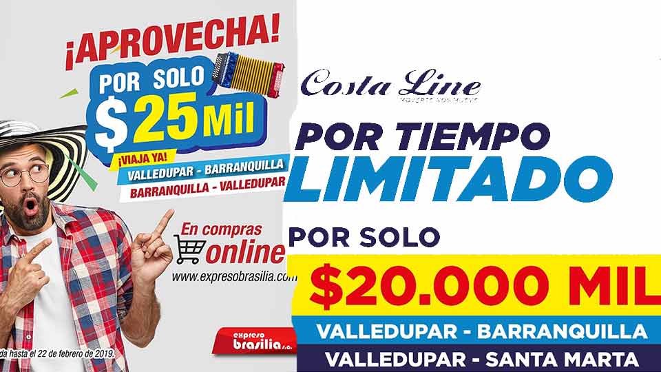CostaLine y Brasilia bajan precios