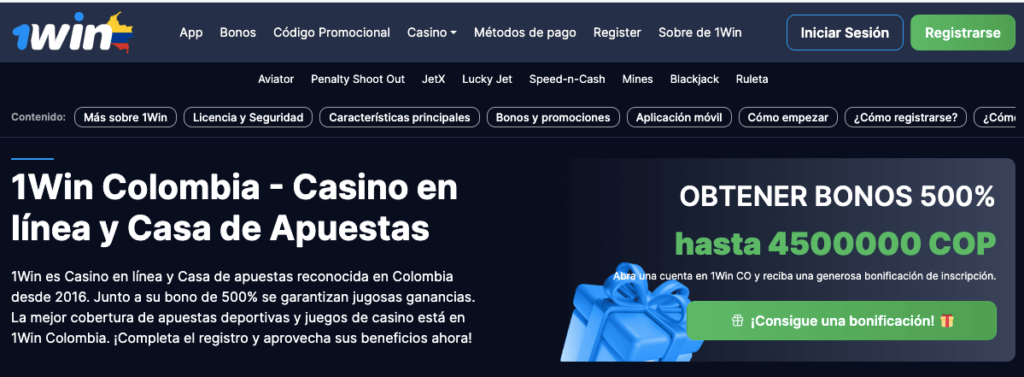 1winColombia